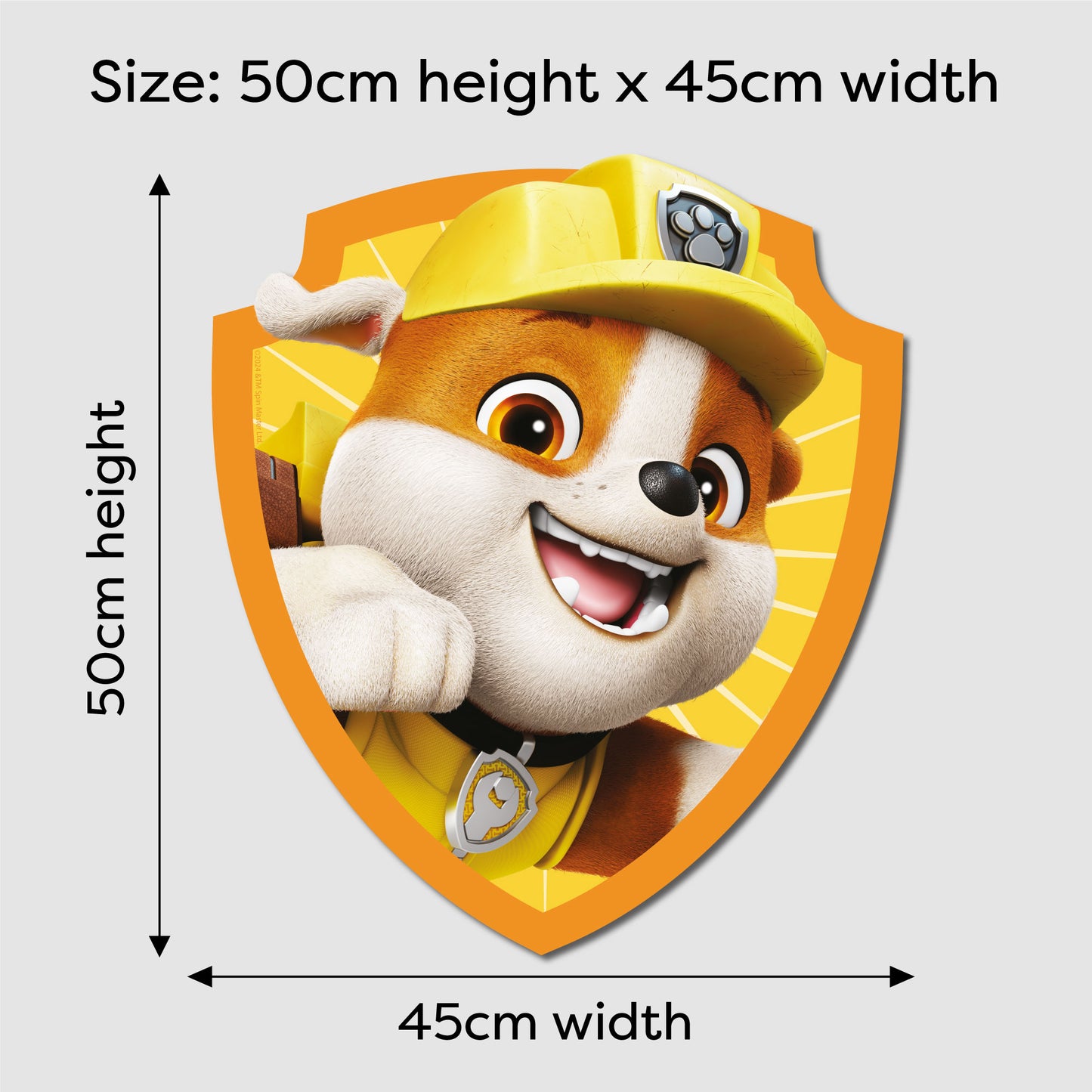 Paw Patrol Rubble LED Backlit Wallpop