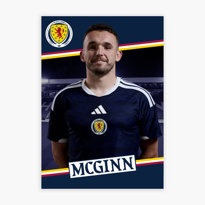 Scotland National Team - John McGinn Print Football Wall Art