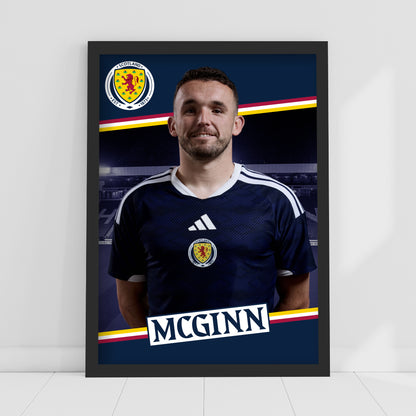 Scotland National Team - John McGinn Print Football Wall Art