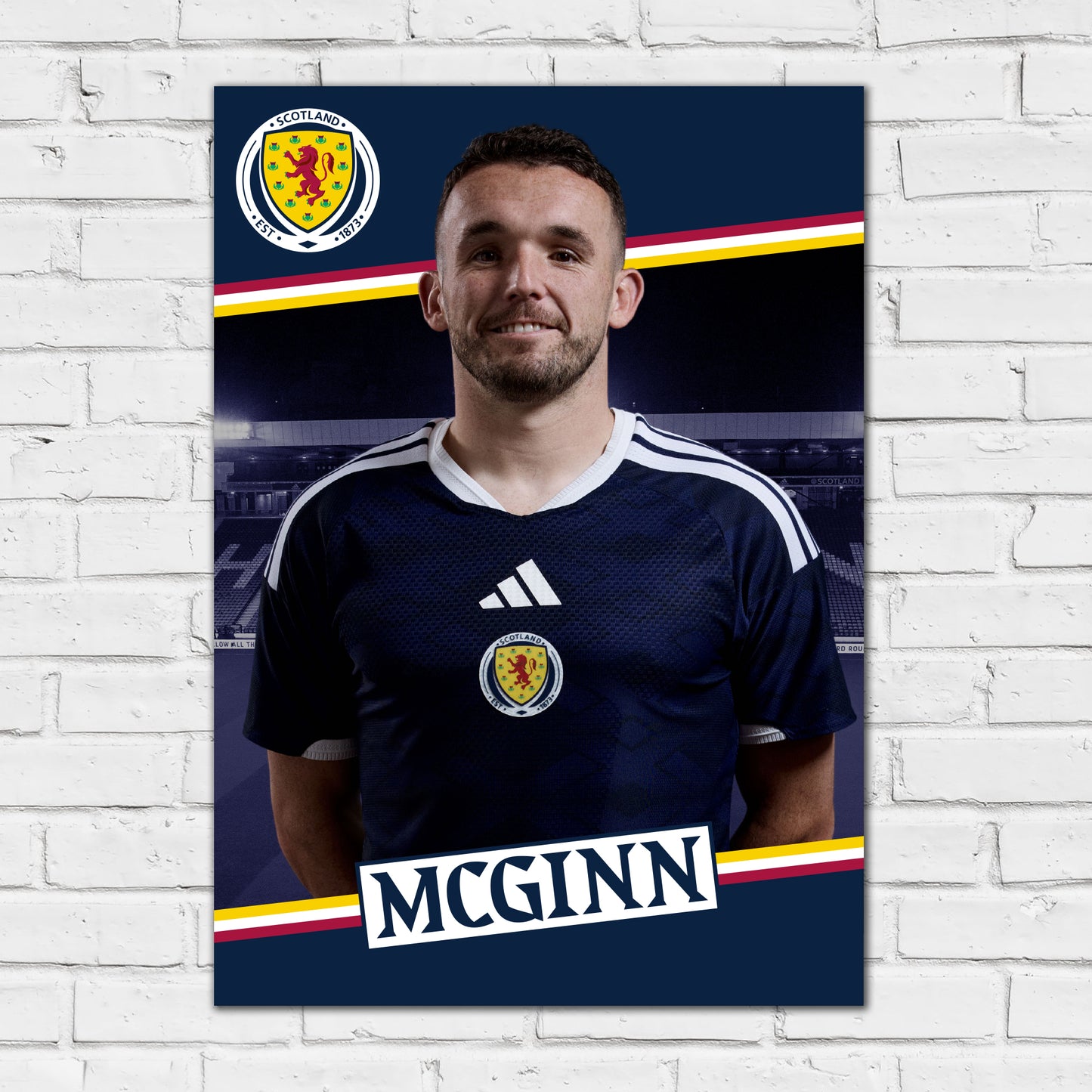 Scotland National Team - John McGinn Print Football Wall Art