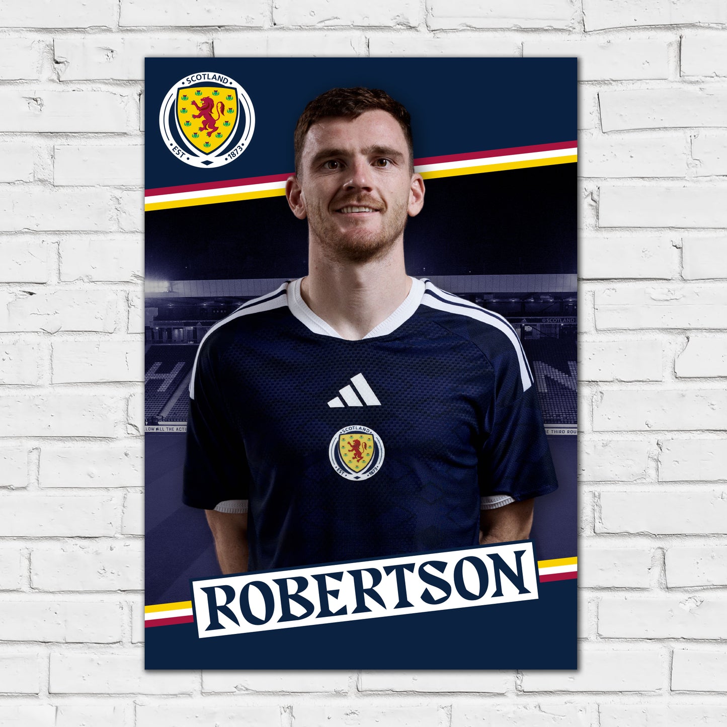 Scotland National Team - Andy Robertson Print Football Wall Art