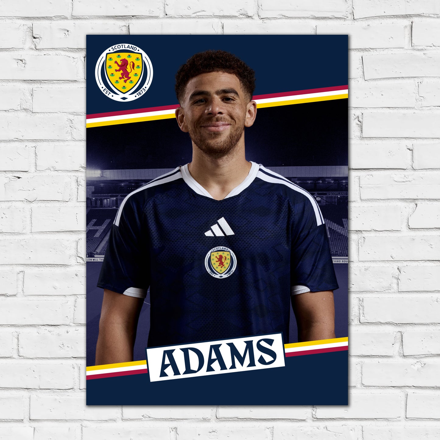 Scotland National Team - Che Adams Print Football Wall Art