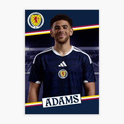 Scotland National Team - Che Adams Print Football Wall Art