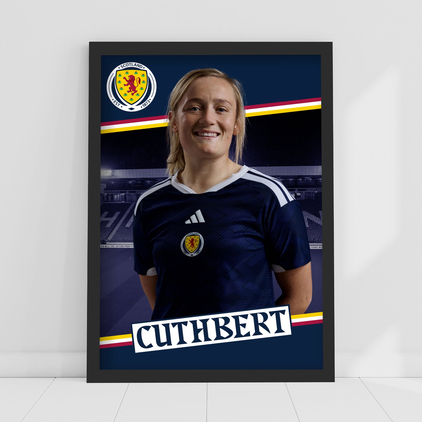 Scotland National Team - Erin Cuthbert Print Football Wall Art