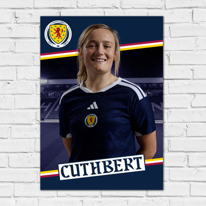 Scotland National Team - Erin Cuthbert Print Football Wall Art