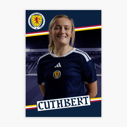 Scotland National Team - Erin Cuthbert Print Football Wall Art
