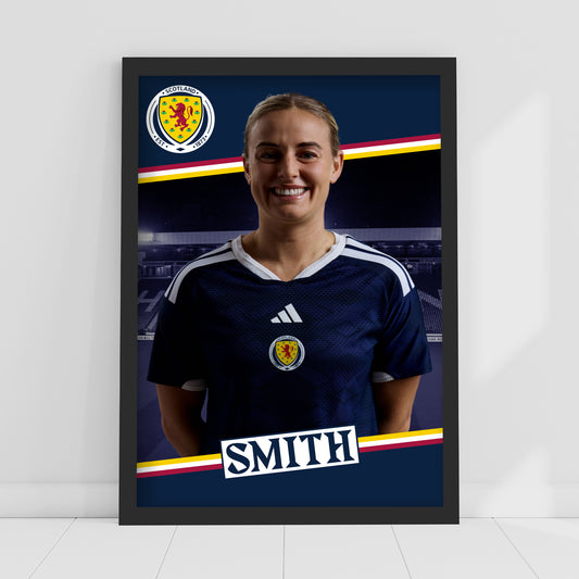 Scotland National Team - Kirsty Smith Print Football Wall Art