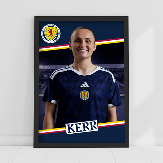 Scotland National Team - Sam Kerr Print Football Wall Art