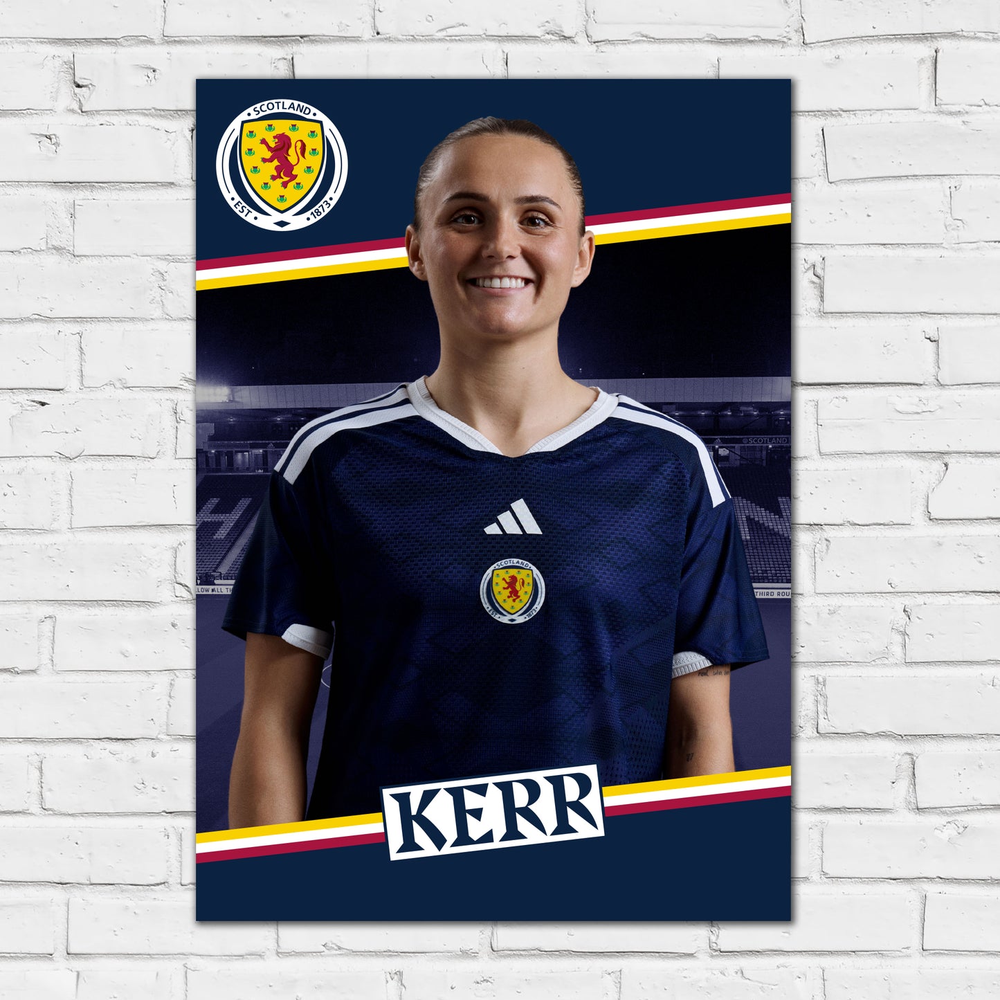 Scotland National Team - Sam Kerr Print Football Wall Art
