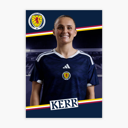 Scotland National Team - Sam Kerr Print Football Wall Art