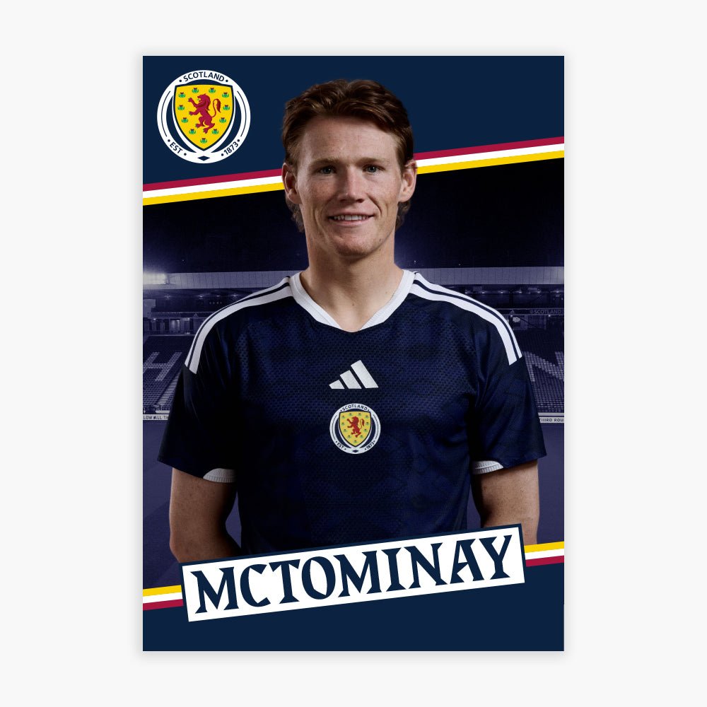 Scotland National Team - Scott McTominay Print Football Wall Art