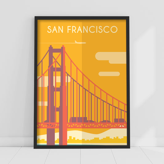 World City Print - San Francisco Poster Wall Art