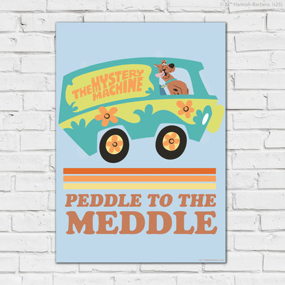 Scooby-Doo Print  –  Peddle To The Meddle Poster Wall Art