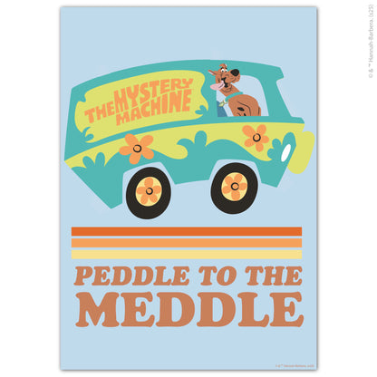 Scooby-Doo Print  –  Peddle To The Meddle Poster Wall Art
