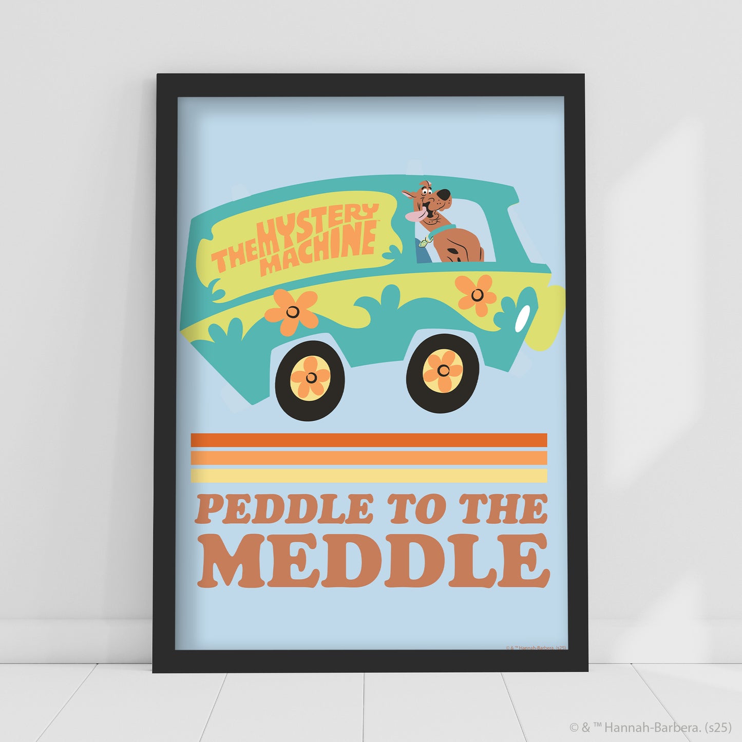 Scooby-Doo Print  –  Peddle To The Meddle Poster Wall Art