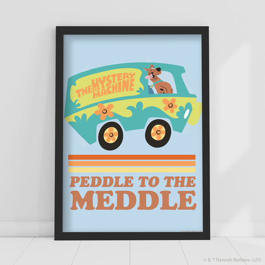 Scooby-Doo Print  –  Peddle To The Meddle Poster Wall Art