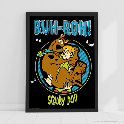 Scooby-Doo Print  –  Ruh Roh Poster Wall Art