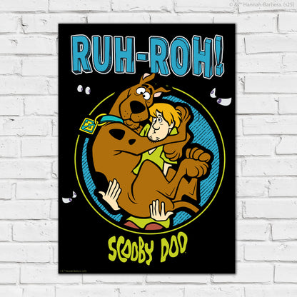 Scooby-Doo Print  –  Ruh Roh Poster Wall Art