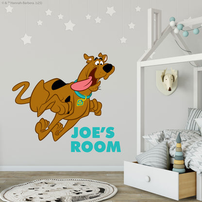 Scooby-Doo Wall Sticker  –  Scooby Doo Running Personalised Decal Wall Art