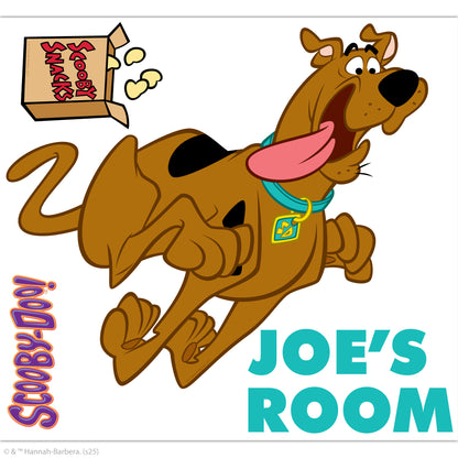 Scooby-Doo Wall Sticker  –  Scooby Doo Running Personalised Decal Wall Art