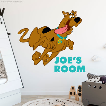 Scooby-Doo Wall Sticker  –  Scooby Doo Running Personalised Decal Wall Art