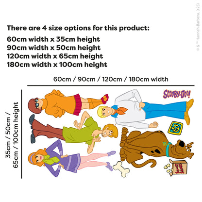 Scooby-Doo Wall Sticker  –  The Gang Decal Set Wall Art