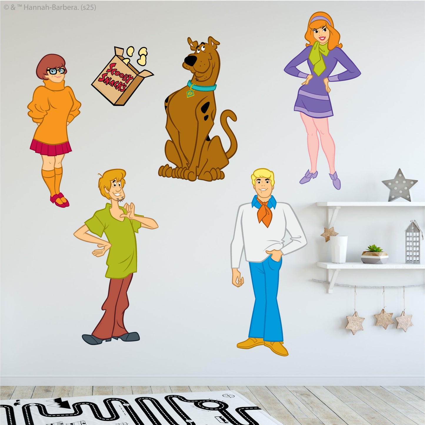 Scooby-Doo Wall Sticker  –  The Gang Decal Set Wall Art