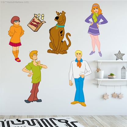 Scooby-Doo Wall Sticker  –  The Gang Decal Set Wall Art