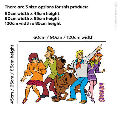 Scooby-Doo Wall Sticker  –  Scooby Doo And The Gang Decal Wall Art