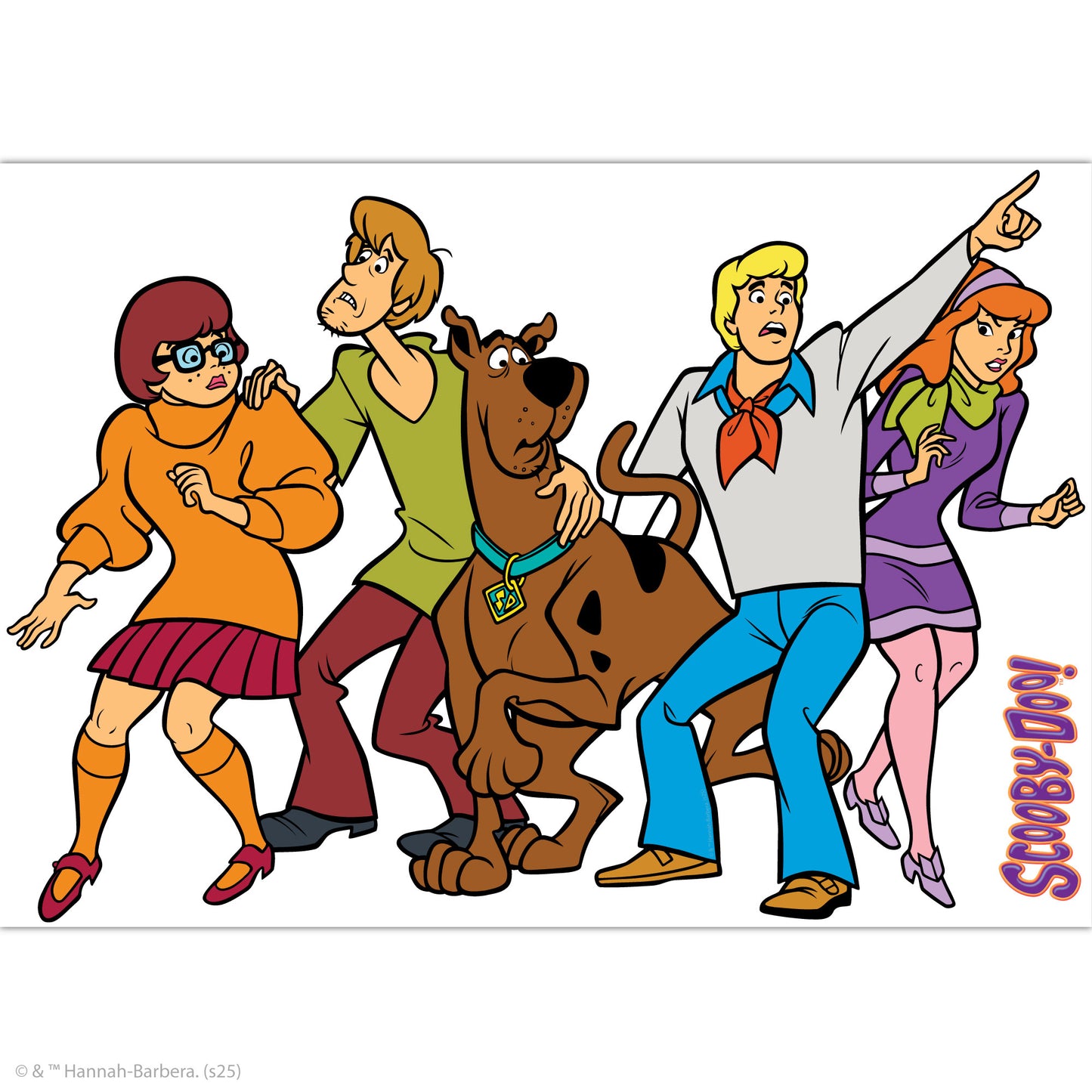 Scooby-Doo Wall Sticker  –  Scooby Doo And The Gang Decal Wall Art