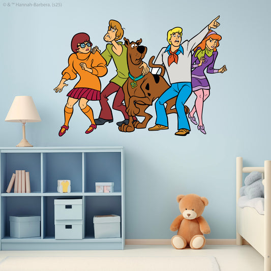 Scooby-Doo Wall Sticker  –  Scooby Doo And The Gang Decal Wall Art