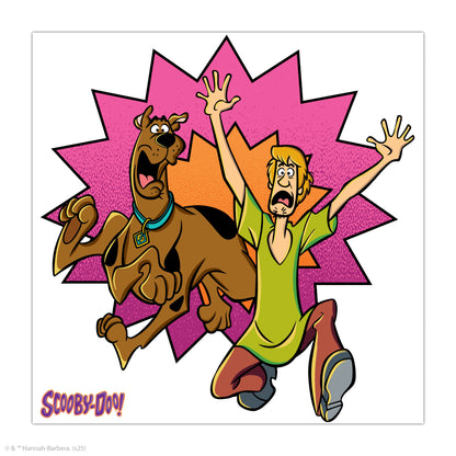 Scooby-Doo Wall Sticker  –  Scooby Doo And Shaggy Running Away Decal Wall Art