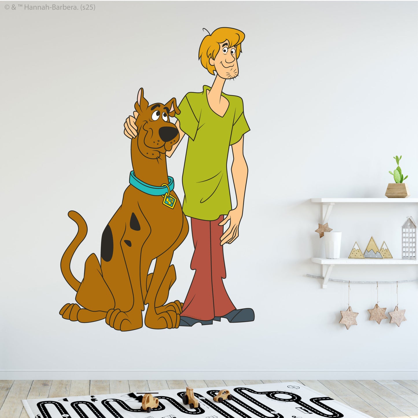 Scooby-Doo Wall Sticker  –  Scooby Doo And Shaggy Decal Wall Art