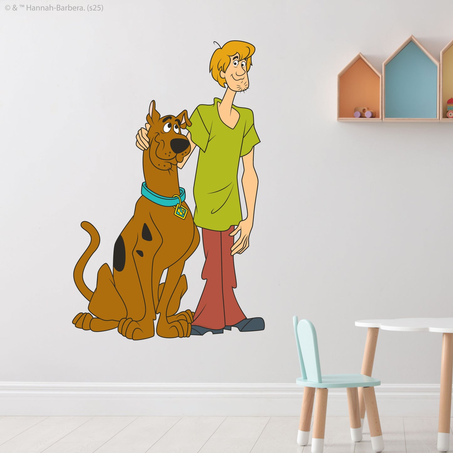 Scooby-Doo Wall Sticker  –  Scooby Doo And Shaggy Decal Wall Art