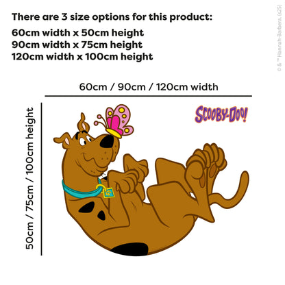 Scooby-Doo Wall Sticker  –  Scooby Doo With Butterfly Decal Wall Art