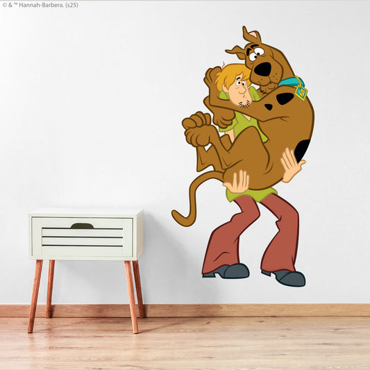 Scooby-Doo Wall Sticker  –  Shaggy Holding Scooby Doo Decal Wall Art