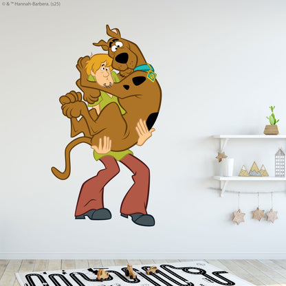Scooby-Doo Wall Sticker  –  Shaggy Holding Scooby Doo Decal Wall Art