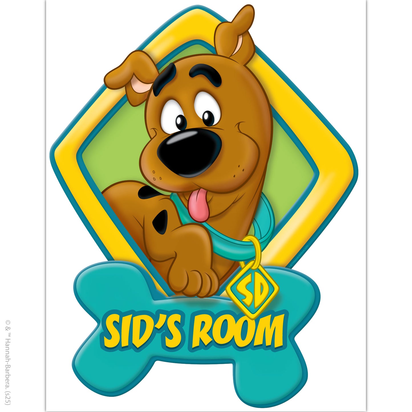 Scooby-Doo Wall Sticker  –  Young Scooby Personalised Decal Wall Art