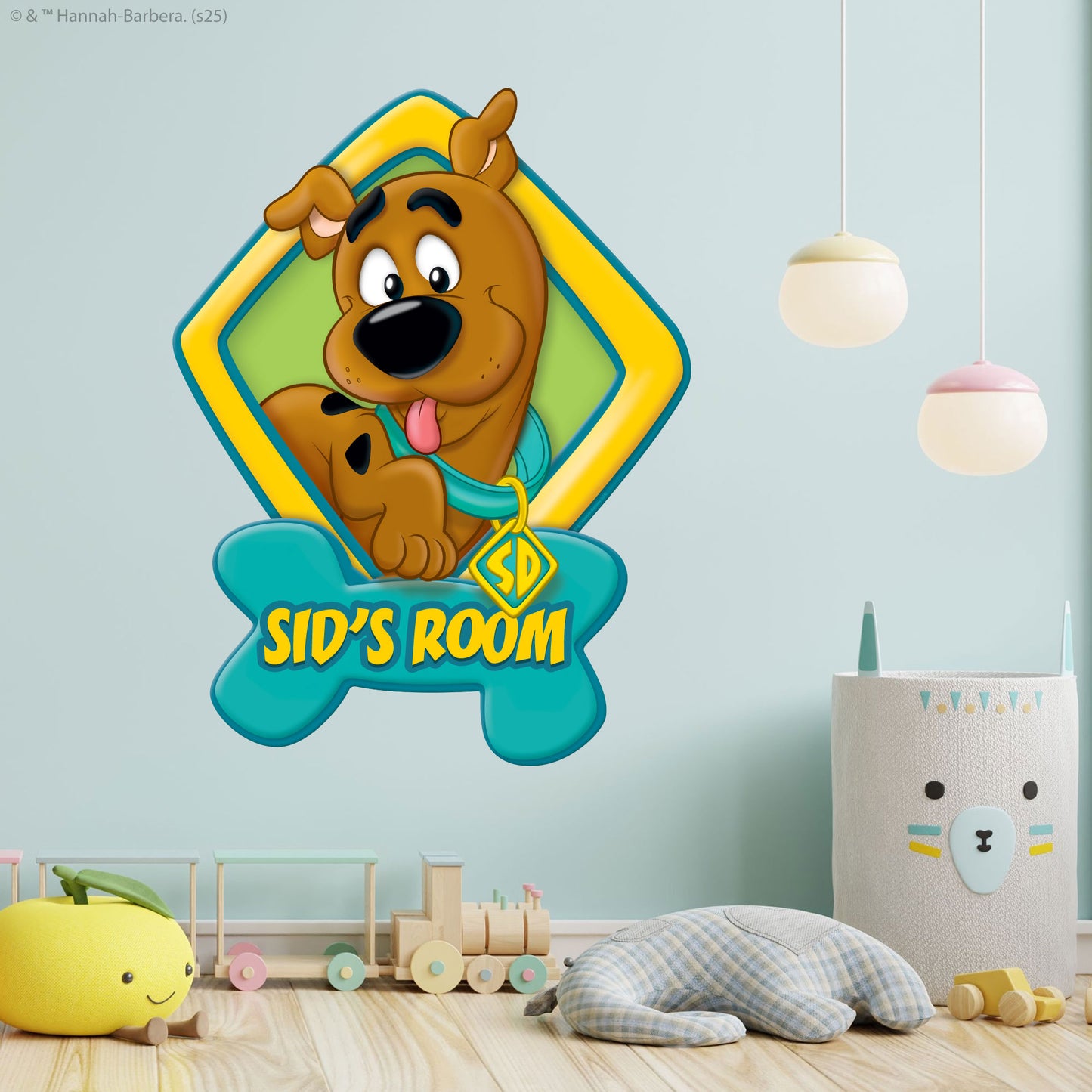Scooby-Doo Wall Sticker  –  Young Scooby Personalised Decal Wall Art