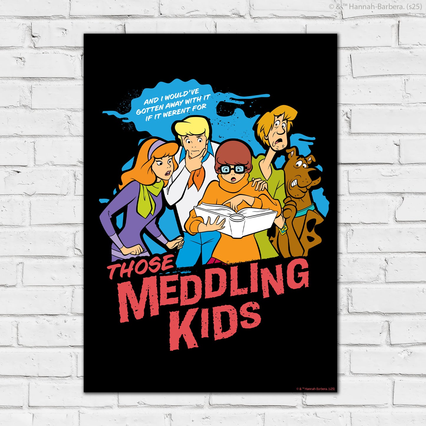 Scooby-Doo Print  –  Those Meddling Kids Poster Wall Art