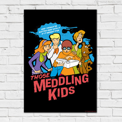Scooby-Doo Print  –  Those Meddling Kids Poster Wall Art