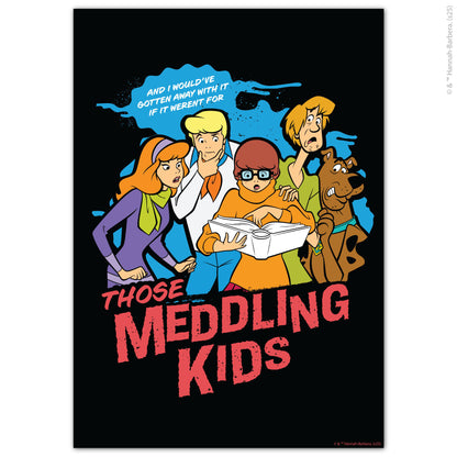 Scooby-Doo Print  –  Those Meddling Kids Poster Wall Art