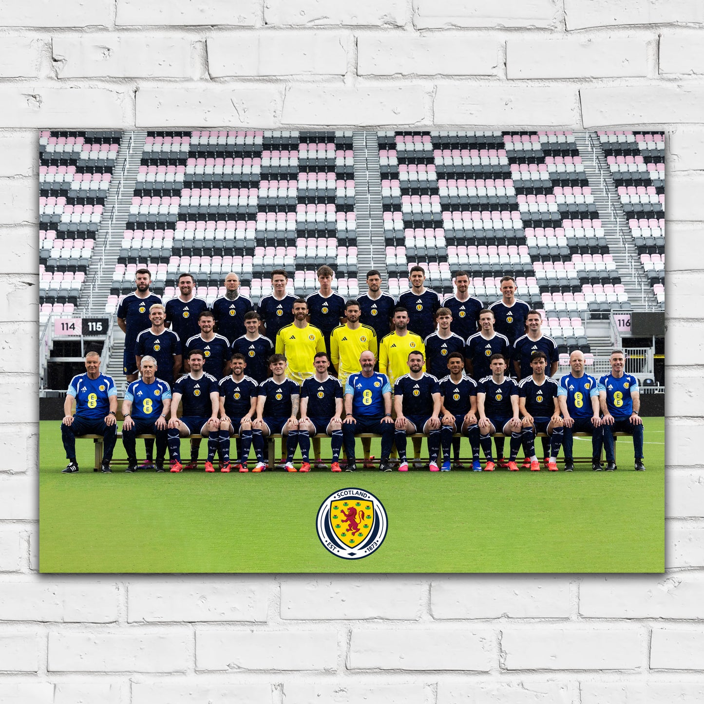 Scottish FA Print - Scotland 2026 Squad Photo Poster Football Wall Art