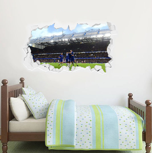 Chelsea Football Club - Broken Team Goal Celebration Wall Mural