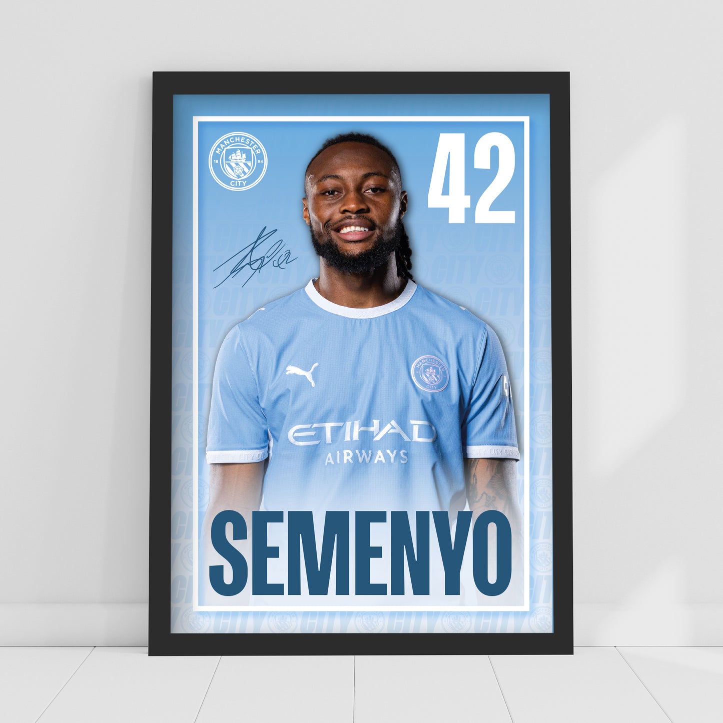 Manchester City Print - Semenyo Core 26/27 Player Poster