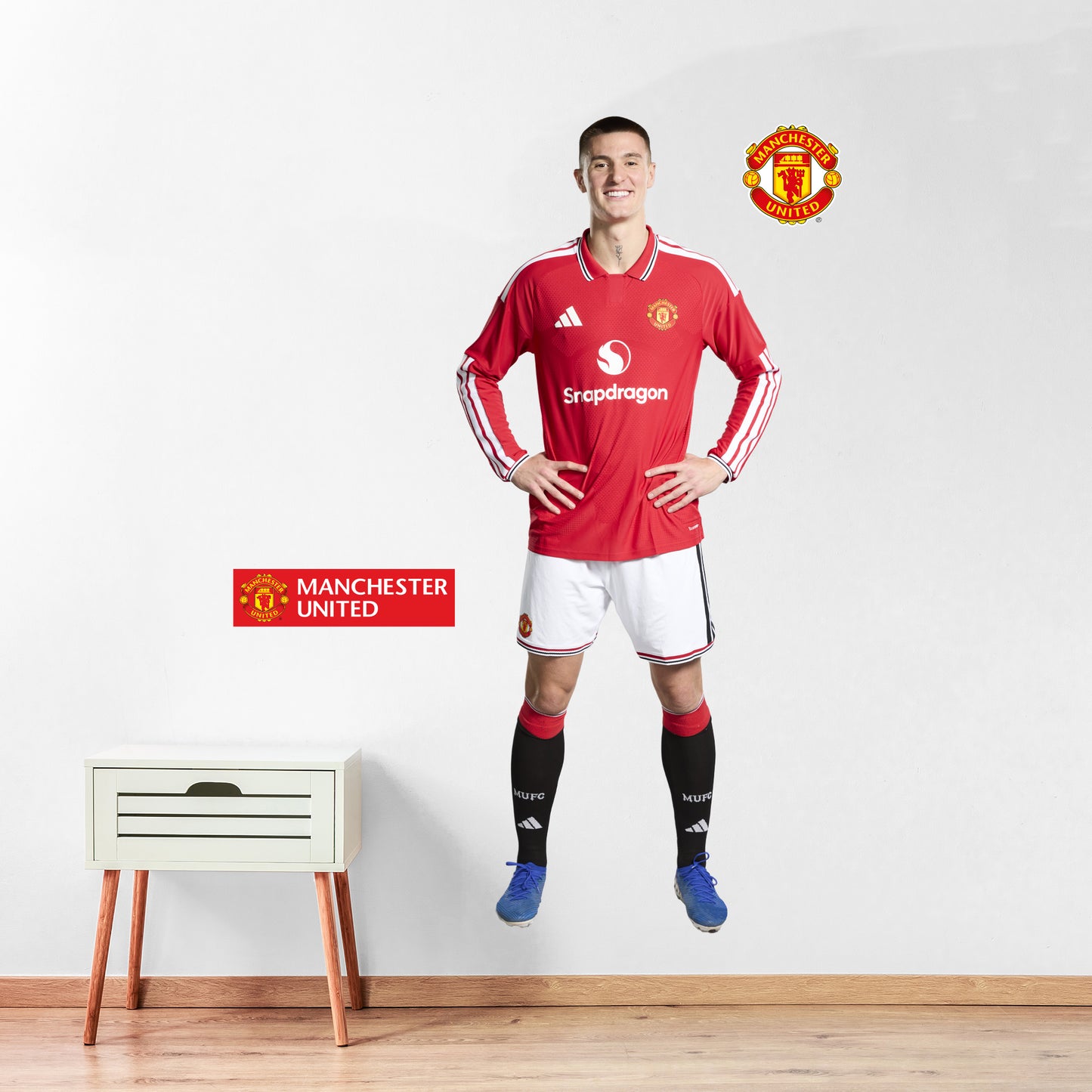 Manchester United FC Wall Sticker - Benjamin Sesko 26/27 Player Wall Decal