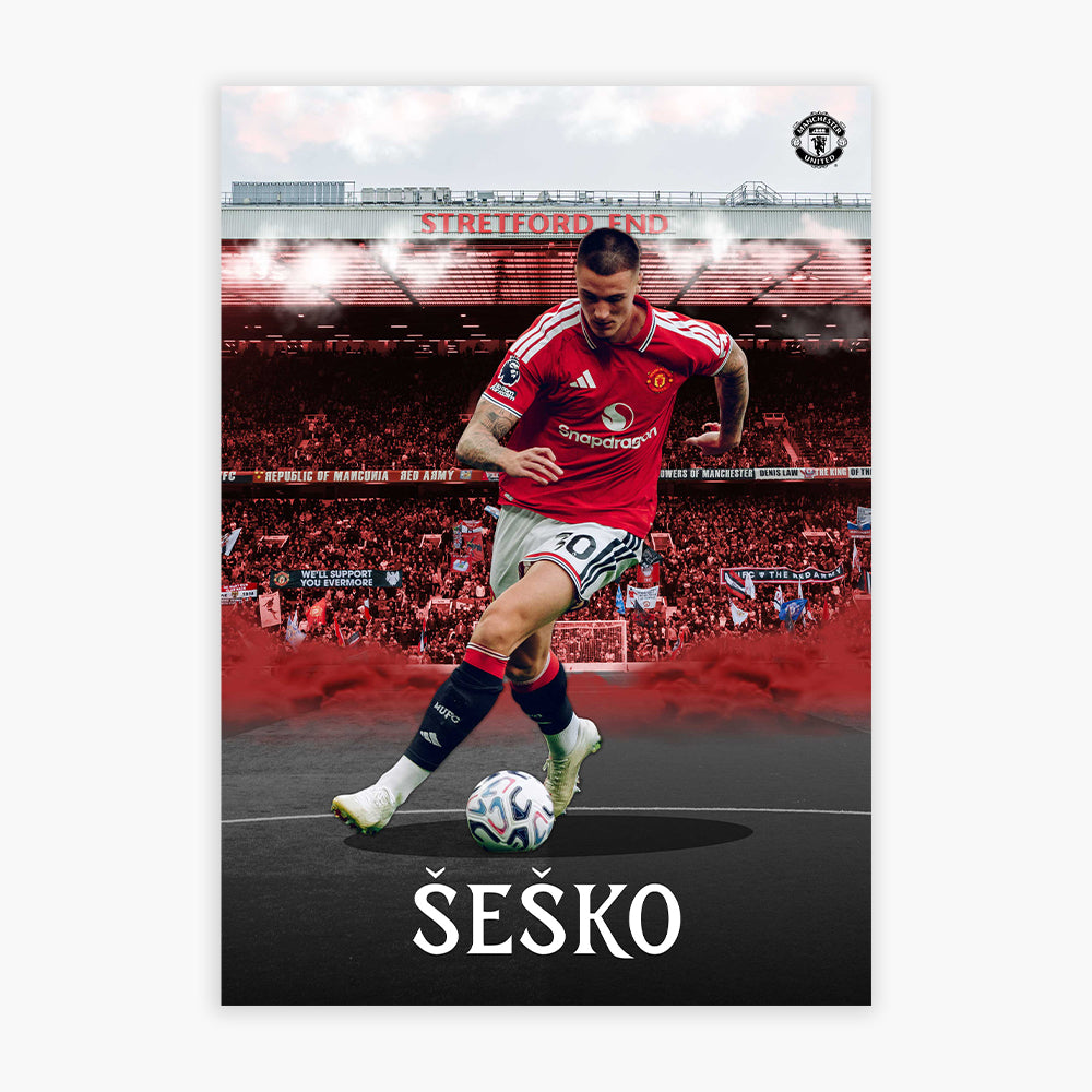 Manchester United FC Print - Sesko 26/27 Core Poster