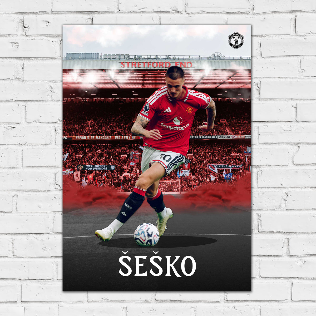 Manchester United FC Print - Sesko 26/27 Core Poster
