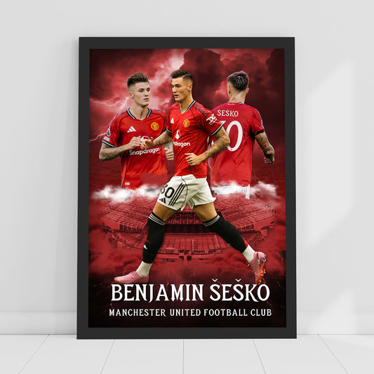 Manchester United FC Print - Sesko 25/26 Core Poster