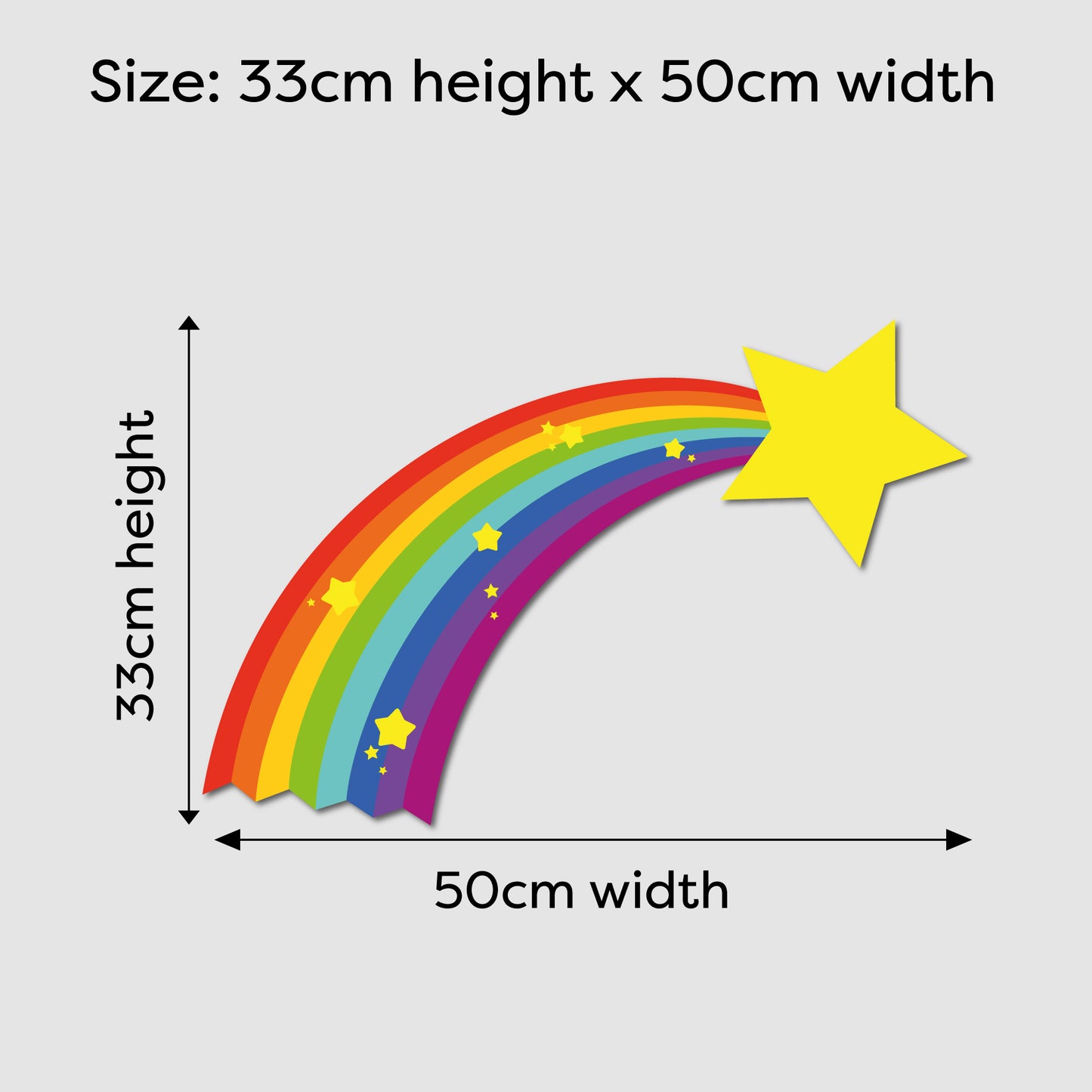 Shooting Star LED Backlit Wallpop